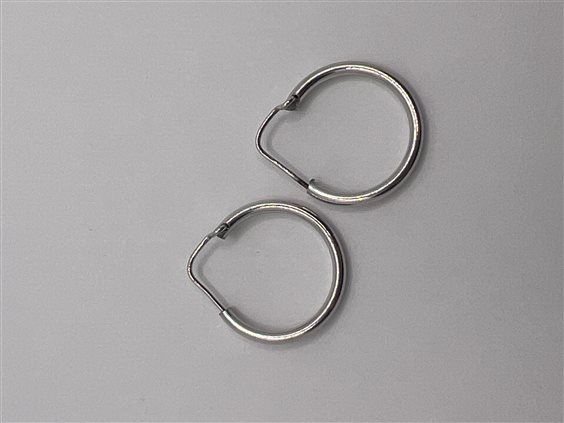 Orecchini Domar Donna Cerchi argento 925 lisci in Argento ORAR-434-280 - ORAR-434-280
